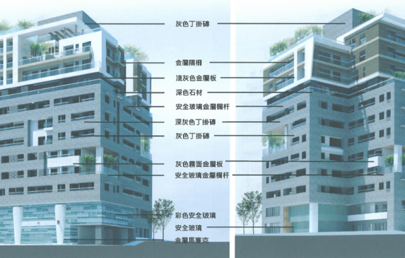 臺北市信義區犁和段三小段302、303地號公有土地都市更新案發展構想圖