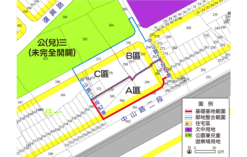 土地使用分區圖