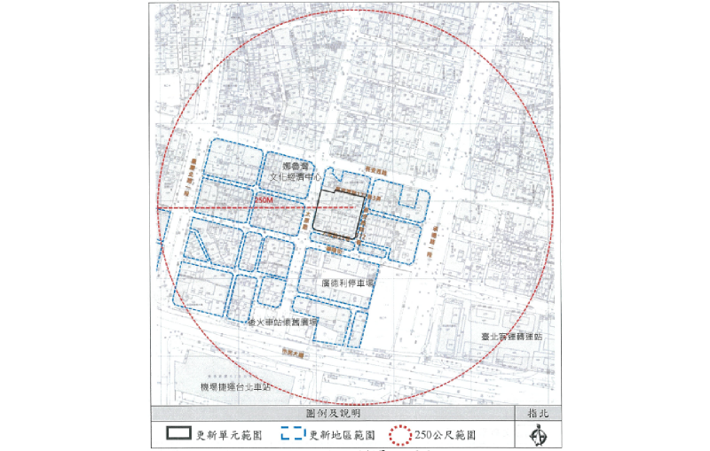 更新單元範圍圖