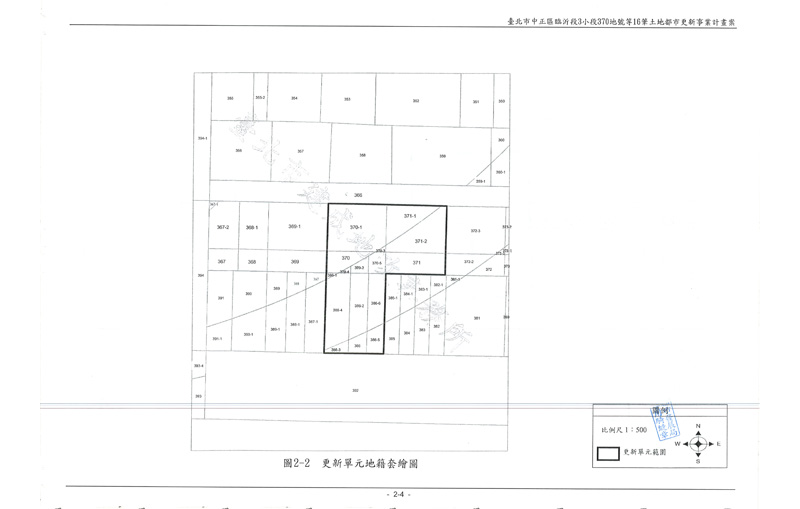 更新單元範圍圖