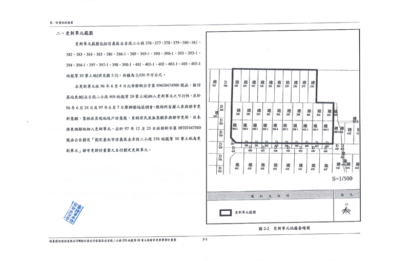 更新單元範圍圖