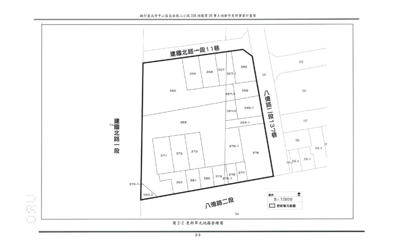 更新單元範圍圖