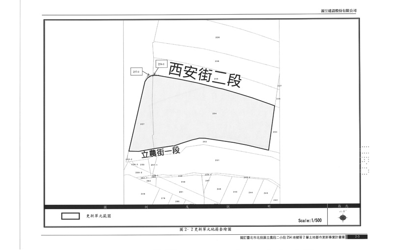 更新單元範圍圖