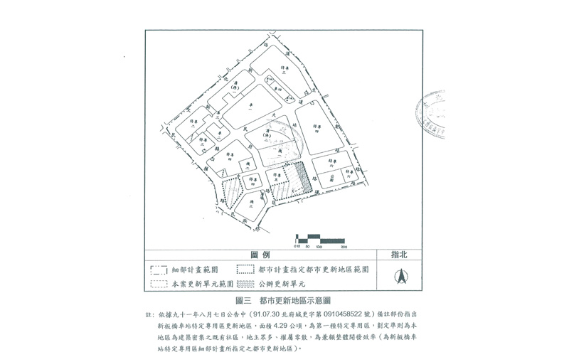 更新單元範圍圖