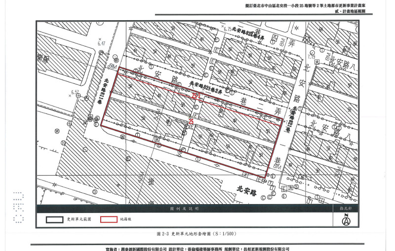 更新單元範圍圖