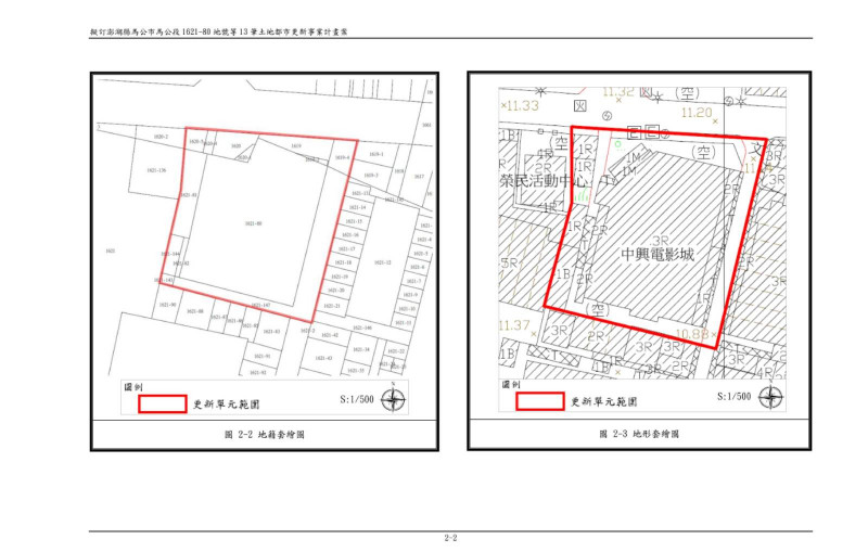 更新單元範圍圖